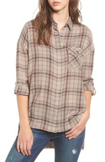 Women's Lira Clothing Hayworth Plaid Tunic - Brown