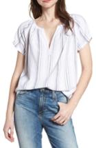 Women's Ag Ariel Stripe Blouse - White