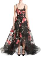 Women's Marchesa Embellished Tulle Gown