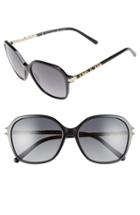 Women's Burberry 57mm Sunglasses - Light Grey Gradient