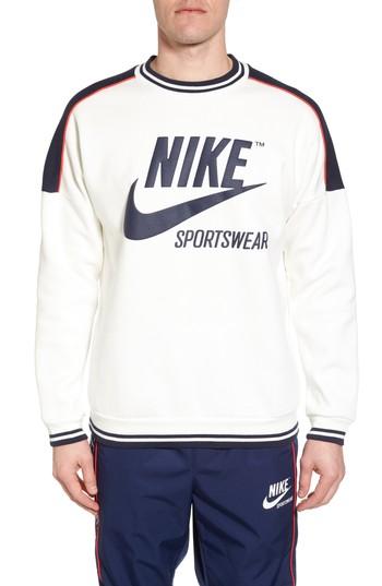 Men's Nike Nsw Archive Sweatshirt - White