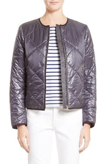 Women's Burberry Dovecote Quilted Tech Jacket - Grey