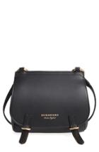Burberry Bridle Leather Shoulder Bag - Black