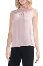 Women's Vince Camuto Smocked Neck Blouse, Size - Pink