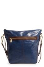 Hobo Banyon Calfskin Leather Bucket Bag - Blue