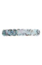 France Luxe Scallop Barrette, Size - Blue