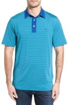 Men's Southern Tide Game Set Match Performance Golf Polo, Size - Green