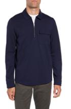 Men's Calibrate Pocket Zip Jersey Polo - Blue
