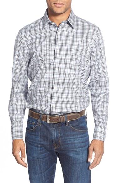 Men's John W. Nordstrom Fit Plaid Sport Shirt