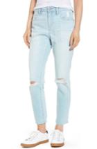 Women's Treasure & Bond High Waist Ankle Skinny Jeans - Blue