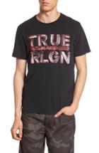 Men's True Religion Brand Jeans Established Logo T-shirt - Black