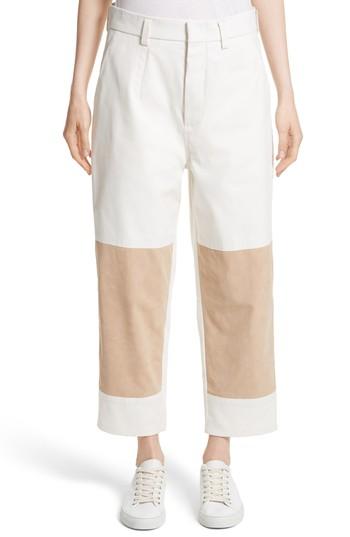 Women's Sofie D'hoore Ankle Pants Us / 36 Fr - Ivory