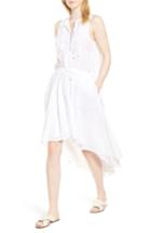 Women's Kenneth Cole New York Crochet Trim High/low Dress - White