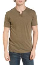 Men's Lucky Brand Burnout Notch Neck T-shirt - Green