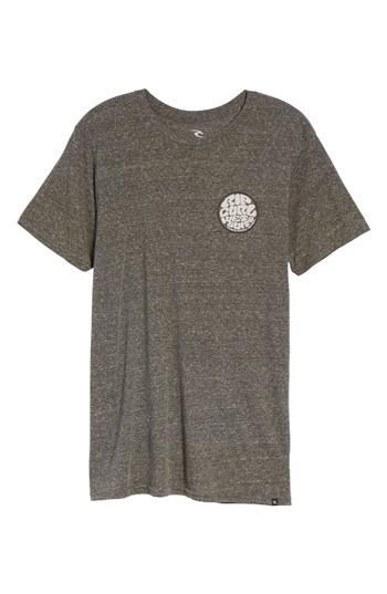 Men's Rip Curl The Wettie Slubbed Logo Graphic T-shirt, Size - Black