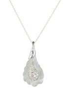 Women's Alexis Bittar Winter Paisley Frosted Paisley Pendant Necklace