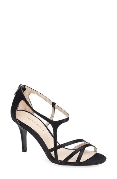 Women's Pelle Moda 'ruby' Strappy Sandal M - Black