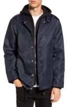 Men's The Very Warm Yorkshire Hooded Coach's Jacket - Blue
