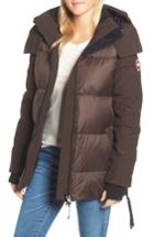 Women's Canada Goose Whitehorse Hooded Water Resistant 675-fill-power Down Parka (6-8) - Brown