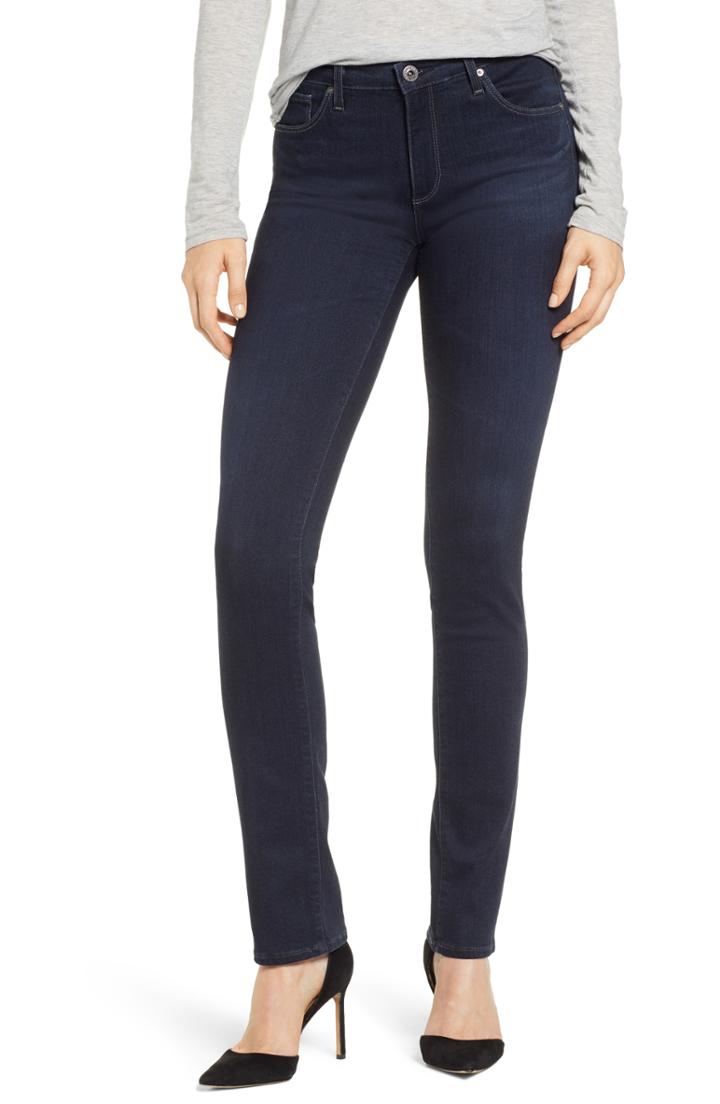 Women's Ag 'harper' Straight Leg Jeans - Blue