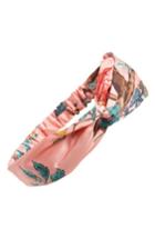 Cara Floral Forest Print Head Wrap, Size - Pink