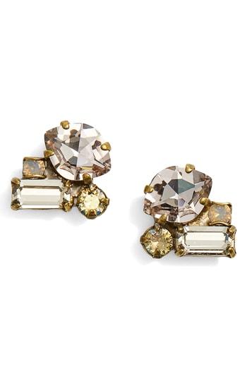 Women's Sorrelli Crystal Coterie Stud Earrings