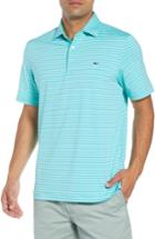 Men's Vineyard Vines Four Color Feeder Stripe Polo - Green