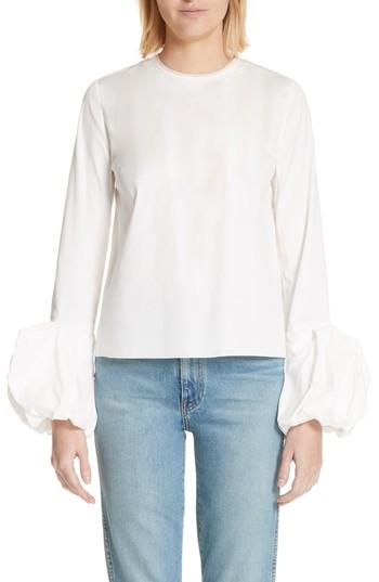 Women's Roksanda Arlo Top Us / 10 Uk - Ivory