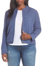 Women's Hinge Textured Crop Jacket - Blue
