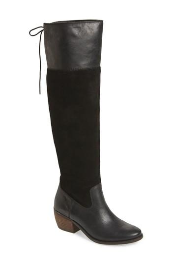 Women's Lucky Brand Komah Over The Knee Boot Wide Calf M - Black