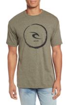 Men's Rip Curl Palomar Heather T-shirt - Green