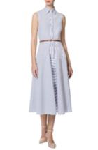 Women's Donna Morgan Midi Shirtdress - Blue