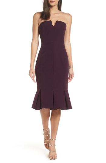 Women's Adelyn Rae Alexis Strapless Dress - Purple