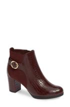 Women's Bella Vita Leann Buckle Bootie .5 M - Burgundy