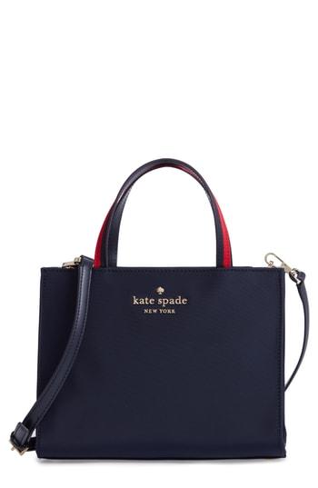 Kate Spade Watson Lane Varsity Stripe Sam Handbag - Blue