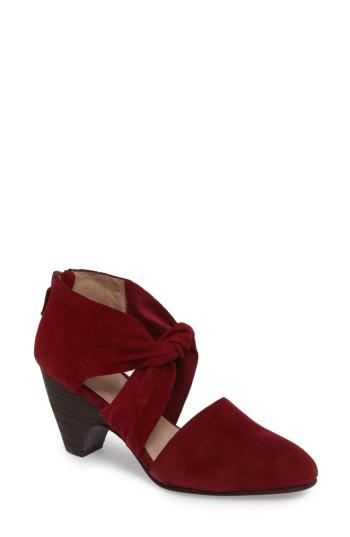Women's Eileen Fisher Mary D'orsay Pump M - Burgundy