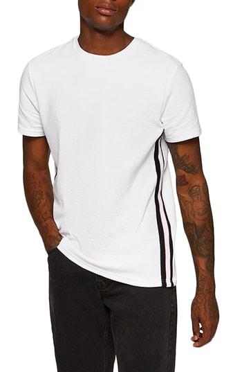 Men's Topman Otto Slim Fit Side Tape T-shirt