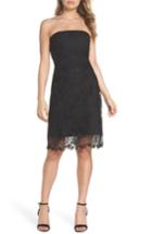 Women's Sam Edelman Strapless Lace Dress - Black
