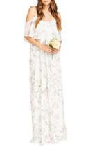 Women's Show Me Your Mumu Caitlin Cold Shoulder Chiffon Gown - Pink