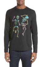 Men's Ps Paul Smith Dancing Skeletons Long Sleeve T-shirt