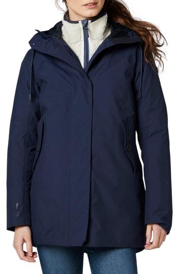 Women's Helly Hansen Ardmore Waterproof & Windproof Primaloft Insulated Parka - Blue