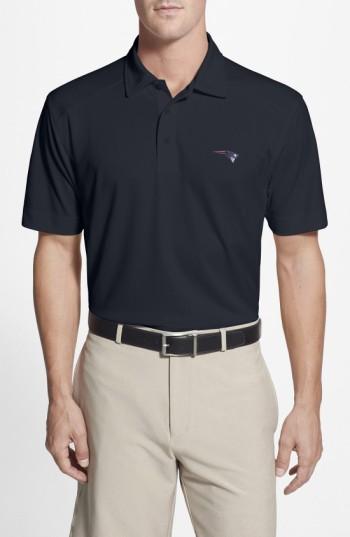 Men's Cutter & Buck New England Patriots - Genre Drytec Moisture Wicking Polo