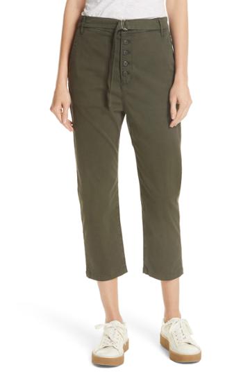 Women's 3x1 Nyc Vic Belted Crop Chinos