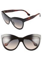 Women's Balenciaga 60mm Sunglasses - Black/ Havana/ Gold/ Smoke