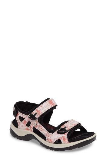 Women's Ecco Yucatan Sandal -7.5us / 38eu - Coral