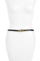 Women's Raina Fitzgerald Leather Belt, Size - Black