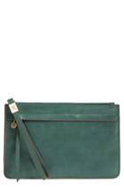 Women's Hobo Dawn Leather Wristlet - Green