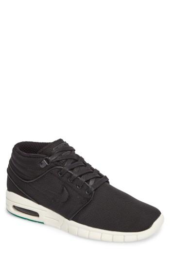 Men's Nike Sb Stefan Janoski Max Mid Skate Shoe M - Black