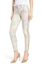 Women's Mother The Looker Floral Frayed Ankle Jeans - Pink