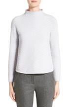 Women's Armani Collezioni Wool & Cashmere Blend Sweater - Grey